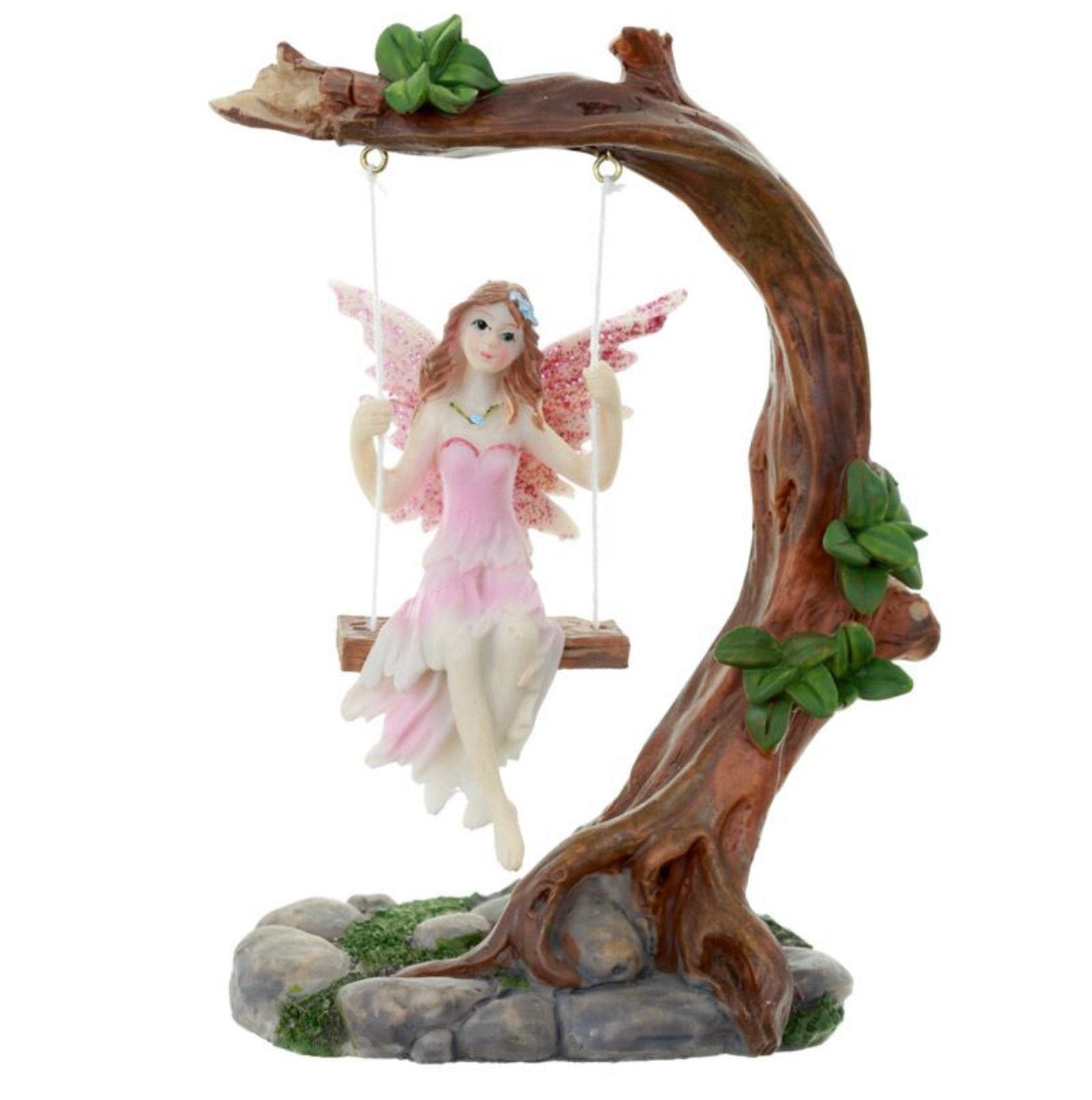 Flower Fairy Figurine - Swing