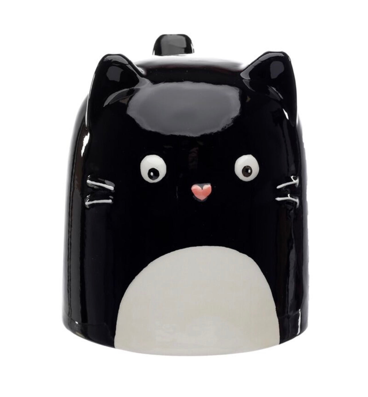 Novelty Upside Down Ceramic Mug - Cat
