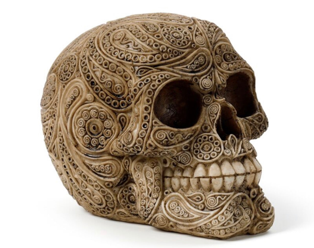 Damask Skull Ornament