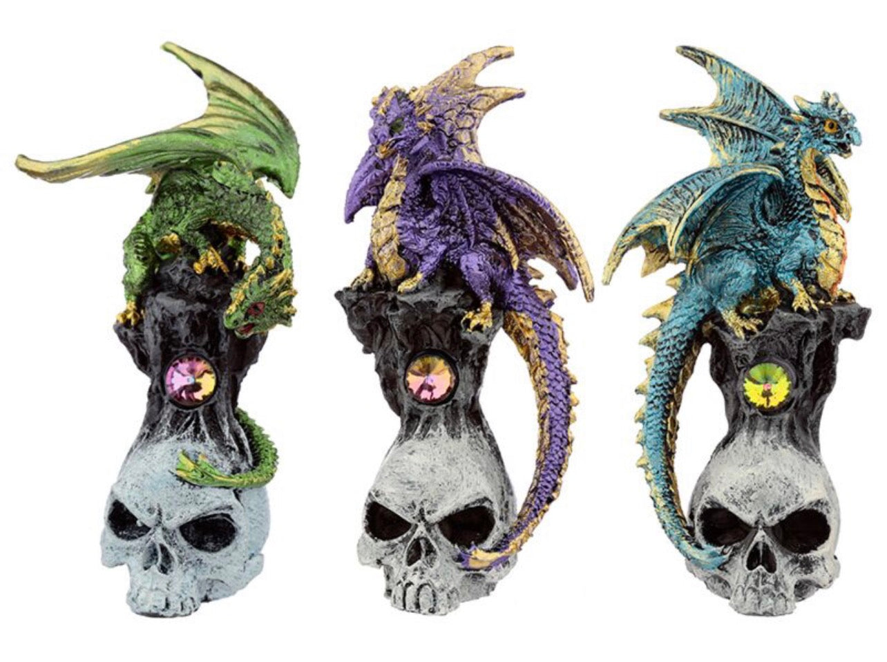 Skull Dragon Dark Legends Dragon Figurine