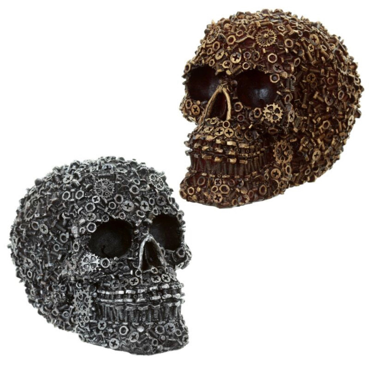 Nuts and Bolts Skull Decoration