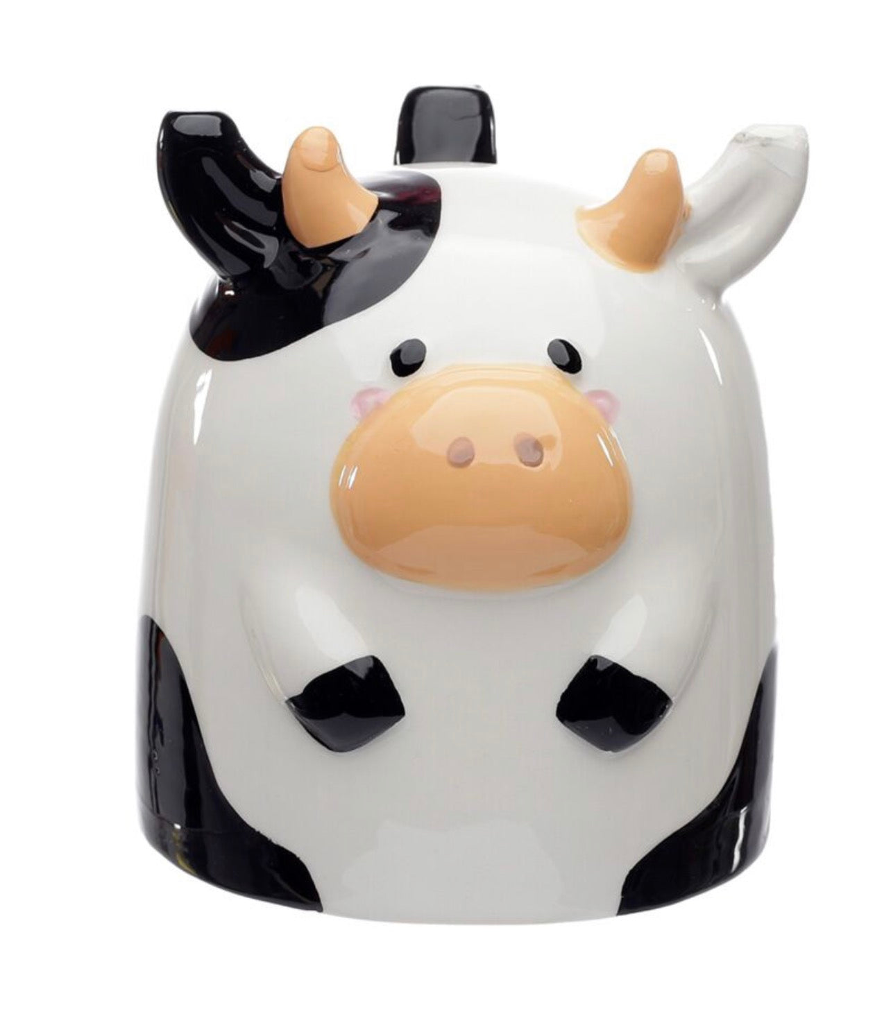 Novelty Upside Down Ceramic Mug - Cow
