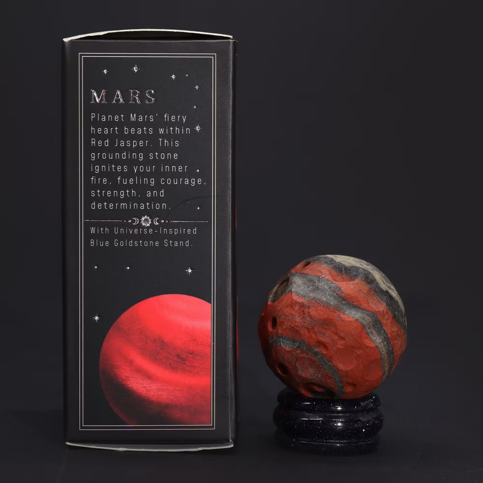 Gemstone Planets on a Goldstone Stand