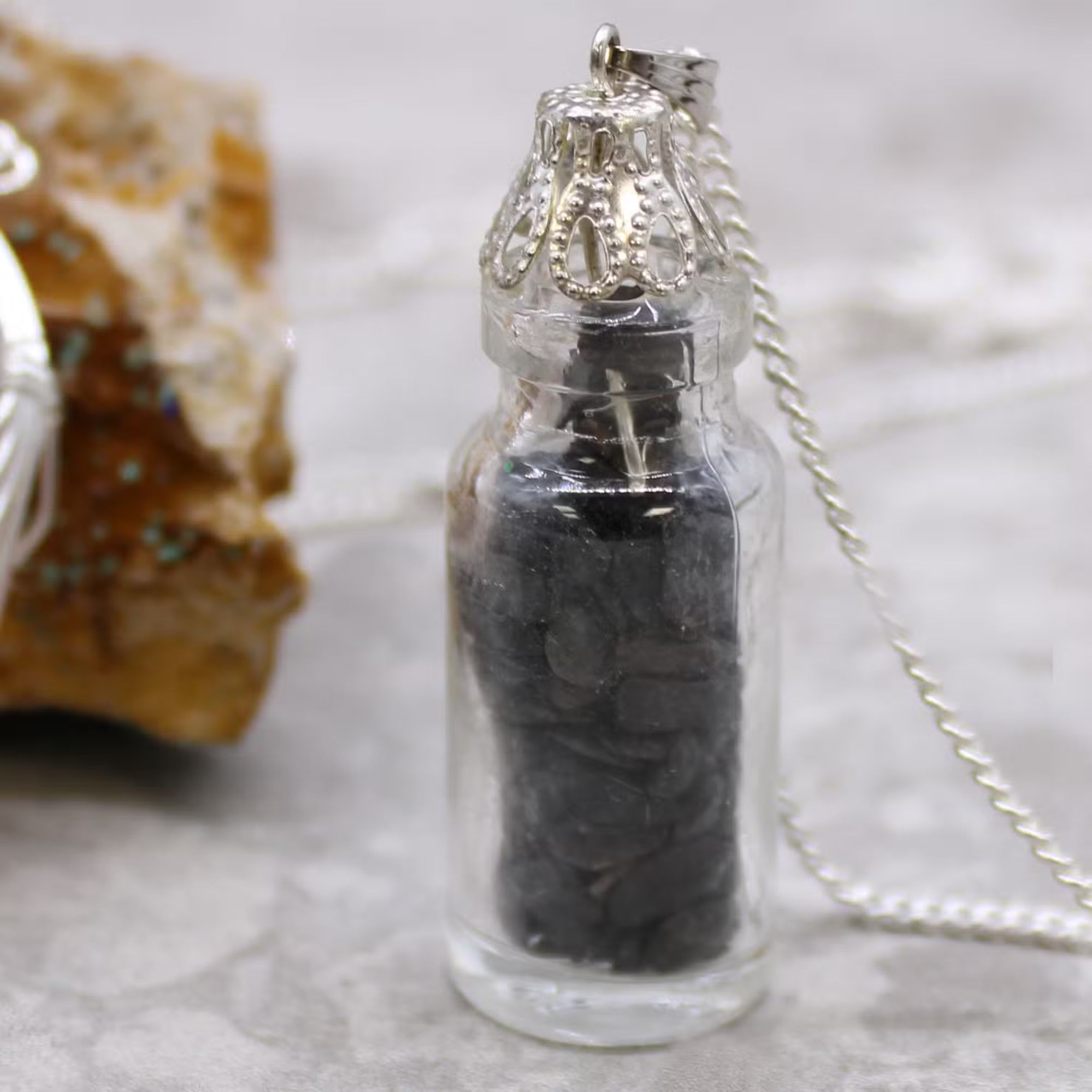 Bottled Gemstone Necklace
