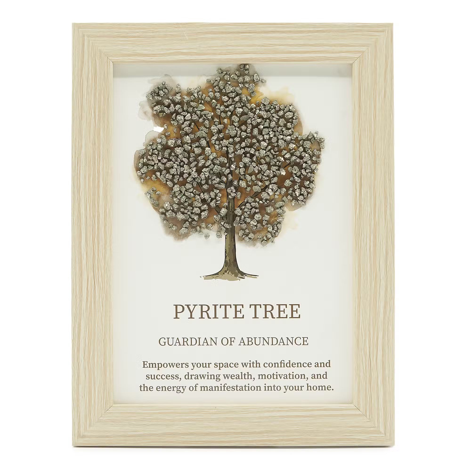 Gemstone Picture - Tree of Life - Pyrite